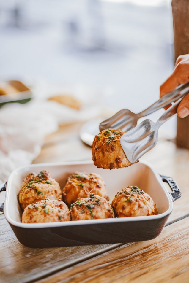 Recipe adapted by Chef Bailey Glover for GOFMâ€™s Kids in the Kitchen: Meatballs & More! Class,  November 2018