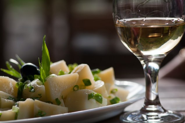 Light and lemony potato salad-perfect for a summer picnic